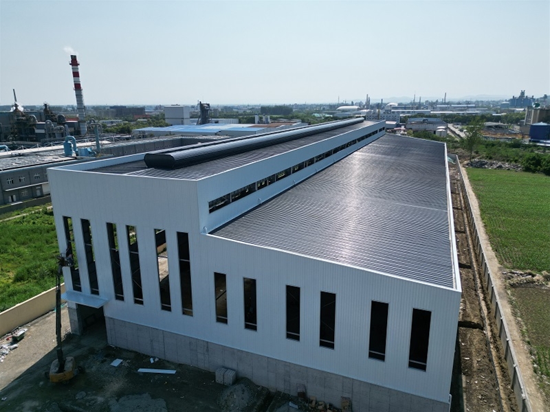 襄陽市棟梁環(huán)保生活垃圾焚燒發(fā)電爐渣處理綜合利用項目車間